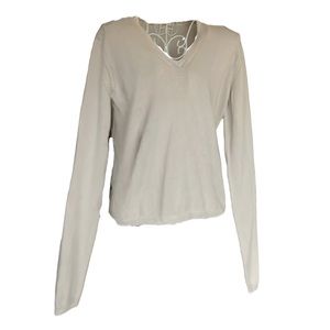 Bally of Switzerland V neck knit top.
